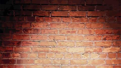 Comedy club brick wall